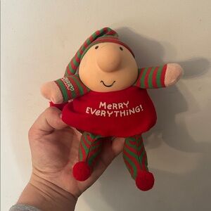 Ziggy Christmas "Merry Everything" American Greetings Vintage 1988 Plush Toy